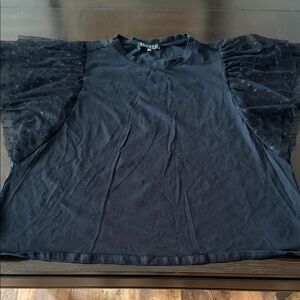 Eloquii Black Crewneck Tee